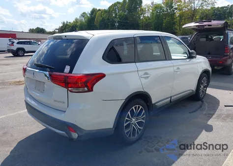 2016 Mitsubishi Outlander Es z USA, uszkodzony, nr VIN JA4AD2A33GZ000202